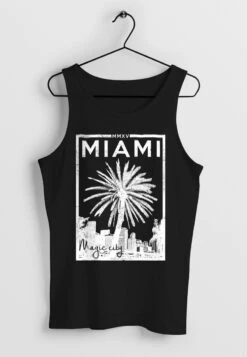 TANK MIAMI BEACH PALMEN SKYLINE NEVERLESS - Top - Schwarz -Indicode Jeans Verkäufe 9f120d1c8c694e58a8b0c9035668e346
