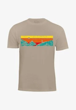 MIT BERGEN LETS HIKING - T-Shirt Print - Schwarz -Indicode Jeans Verkäufe 9f717be6c2be402f9cdb9681437613fa