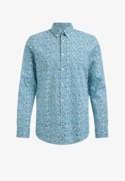 WE FASHION SLIM-FITMIT MUSTER - Hemd - Blau 13 WE FASHION SLIM-FITMIT MUSTER - Hemd - Blau -Indicode Jeans Verkäufe a1906a96db814fa58b0ac60eecb57bfe