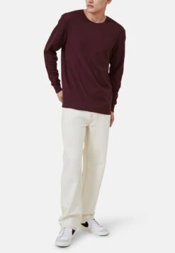 COTTON ON TEXTURED LONG SLEEVE - Langarmshirt - Burgundy 9 COTTON ON TEXTURED LONG SLEEVE - Langarmshirt - Burgundy -Indicode Jeans Verkäufe a667909060174c2ca631ff18f35838ad