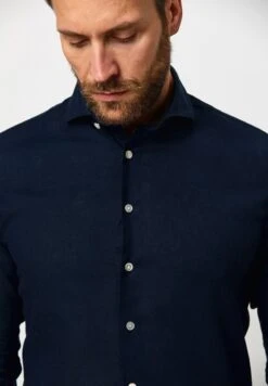 Profuomo SLIM FIT - Hemd - Navy -Indicode Jeans Verkäufe a729a3dc3efe4b1f8768487e86ce3085