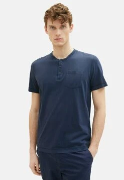 Tom Tailor MIT STARKER WASCHUNG - T-Shirt Basic - Sky Captain Blue