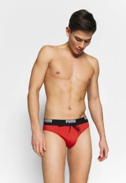 Puma LOGO SWIM BRIEF - Badehose Slip - Red -Indicode Jeans Verkäufe ab9b97ac52e74f15acf1a6da8f81e9be 1