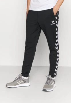 Hummel NATHAN 2.0 TAPERED PANTS - Jogginghose - Black