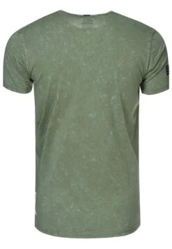 RUNDHALS - T-Shirt Print - Khaki 9 RUNDHALS - T-Shirt Print - Khaki -Indicode Jeans Verkäufe ae14bfe4d3ed4755872efb3fbfcef8de