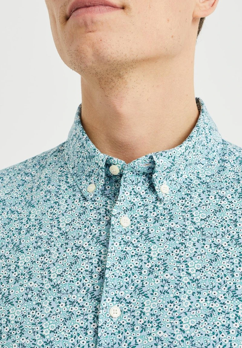 WE FASHION SLIM-FITMIT MUSTER - Hemd - Blau 6 WE FASHION SLIM-FITMIT MUSTER - Hemd - Blau – Bild 4