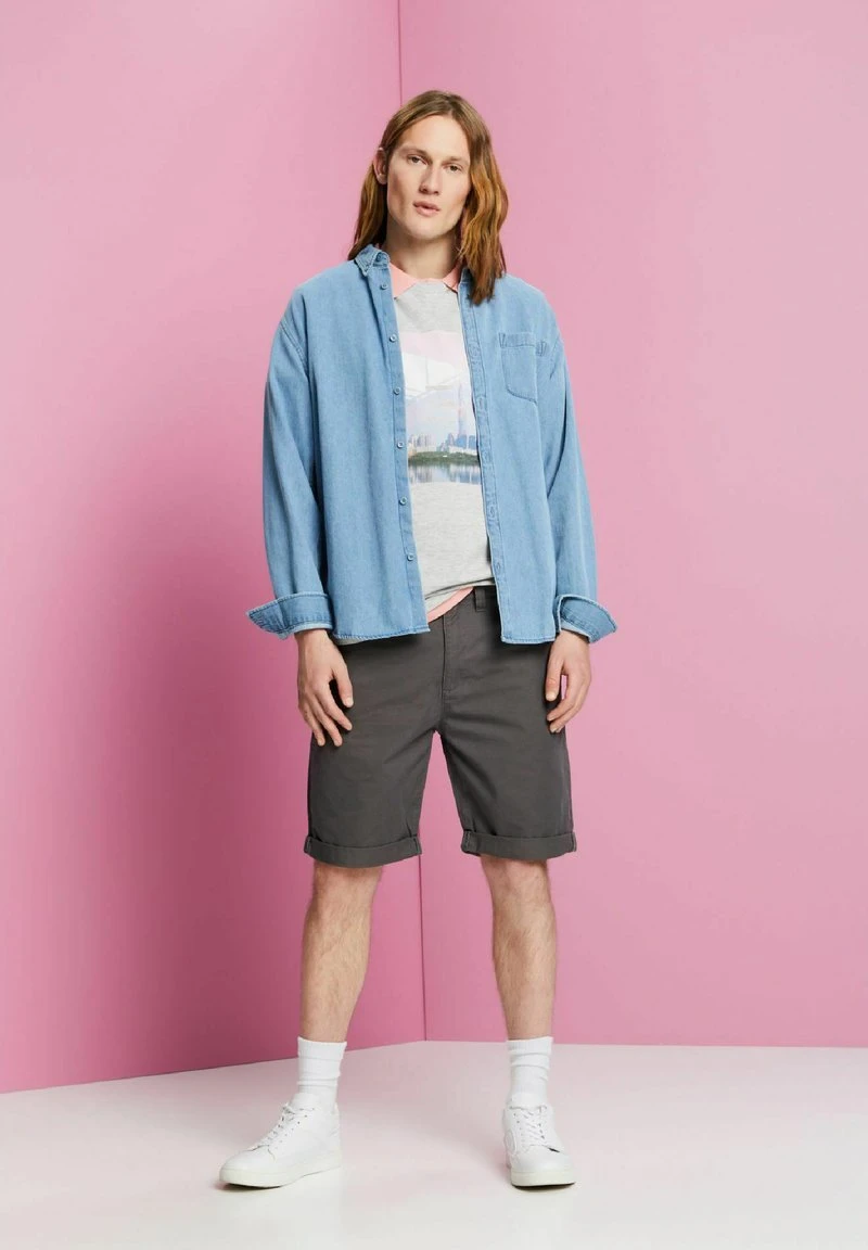 ESPRIT MIT PRINT - T-Shirt Print - Light Grey New 5 ESPRIT MIT PRINT - T-Shirt Print - Light Grey New – Bild 3