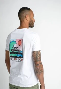 Petrol Industries SUMMERY - T-Shirt Print - Bright White