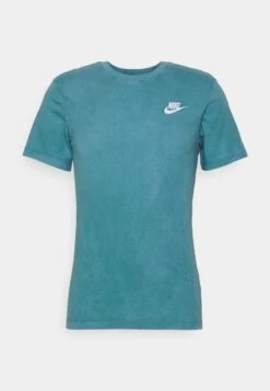 Nike Sportswear TEE SALT WASH - T-Shirt Basic - Mineral Teal