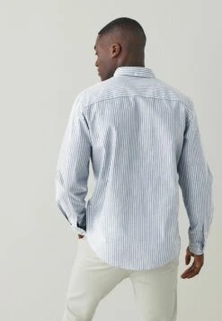 Next STRIPE ROLL SLEEVE - Hemd - Blue 10 Next STRIPE ROLL SLEEVE - Hemd - Blue -Indicode Jeans Verkäufe cfc7ea5555fa4a8d9ddeb21125e5177b