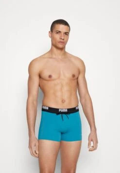 Puma SWIM MEN LOGO TRUNK - Badehose Pants - Teal -Indicode Jeans Verkäufe d27f7c8fd0104cec83223ec474586651 1