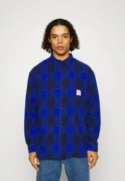 WALLER 1 POCKET SHIRT - Hemd - Patrick Plaid Mazarine Blue