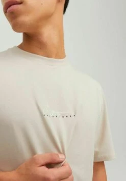 Jack & Jones CREW NECK - T-Shirt Basic - Moonbeam -Indicode Jeans Verkäufe db5e3ba60b2a4b5897485830f41f312c