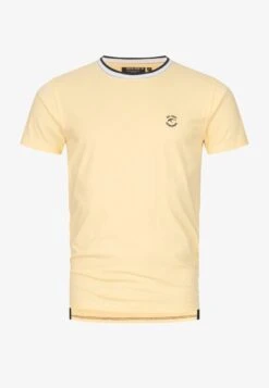 Indicode Jeans T-Shirt Basic - Offwhite -Indicode Jeans Verkäufe e1eb21545f0b4bbbbd33b127fbad0754