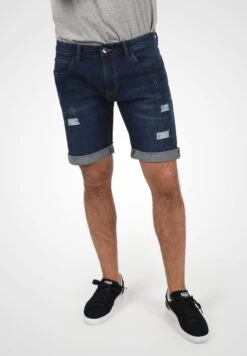 Indicode Jeans IDHALLOW - Jeans Shorts - Dark Blue