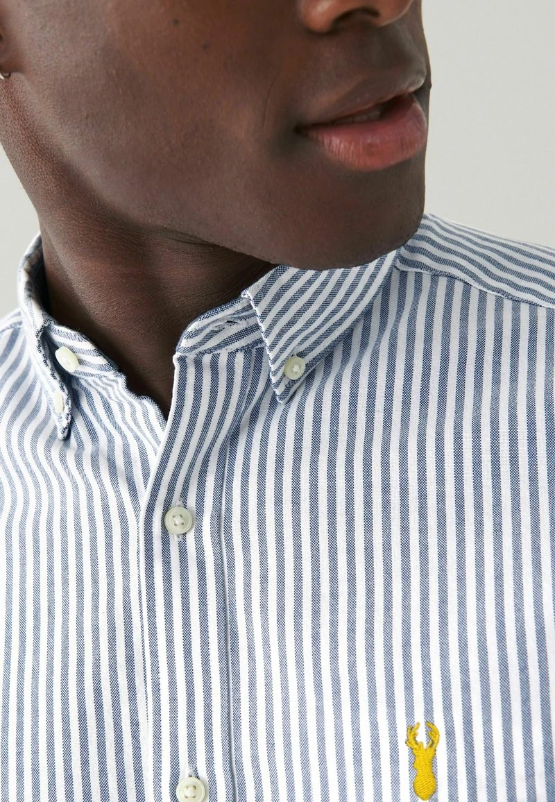 Next STRIPE ROLL SLEEVE - Hemd - Blue 6 Next STRIPE ROLL SLEEVE - Hemd - Blue – Bild 4