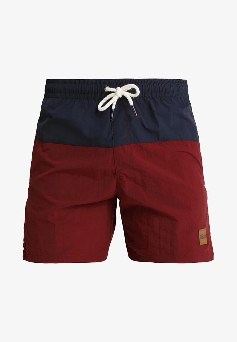 URBAN CLASSICS BLOCK SWIM SHORTS - Badeshorts - Navy/burgundy 6 URBAN CLASSICS BLOCK SWIM SHORTS - Badeshorts - Navy/burgundy – Bild 4