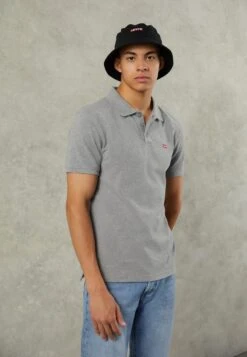 HM - Poloshirt - Medium Grey Heather