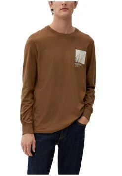 S.Oliver LANGARMSHIRT - Langarmshirt - Karamell -Indicode Jeans Verkäufe f900b0ae71c54610a0b2c2ba328bba64