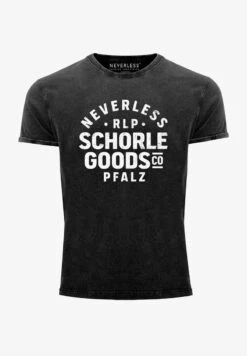VINTAGE PFALZ SCHORLE HEIMAT PFÄLZER - T-Shirt Print - Schwarz -Indicode Jeans Verkäufe f9b0076a241c48d5aabd1f3a63f9b68a