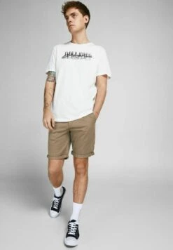 Jack & Jones KLASSISCHE - Shorts - Beige -Indicode Jeans Verkäufe f9e89ca1ffcc45388c1c33e998e4ca29