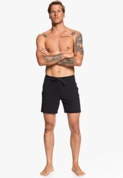 Quiksilver HIGHLINE KAIMANA - Badeshorts - Black